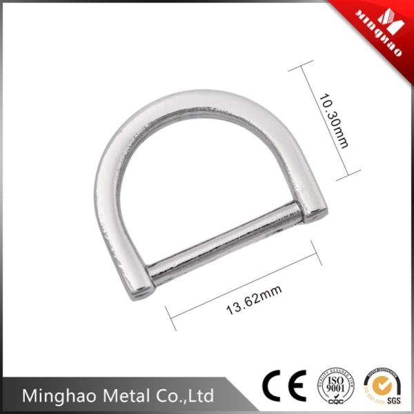 Custom stainless steel D-rings buckle manufacture,10.3*13.62mm,Zinc alloy