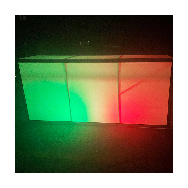 WENDING LED Tri-Colour Gradient Wedding Reception Desk – Festival Light-Up Bar