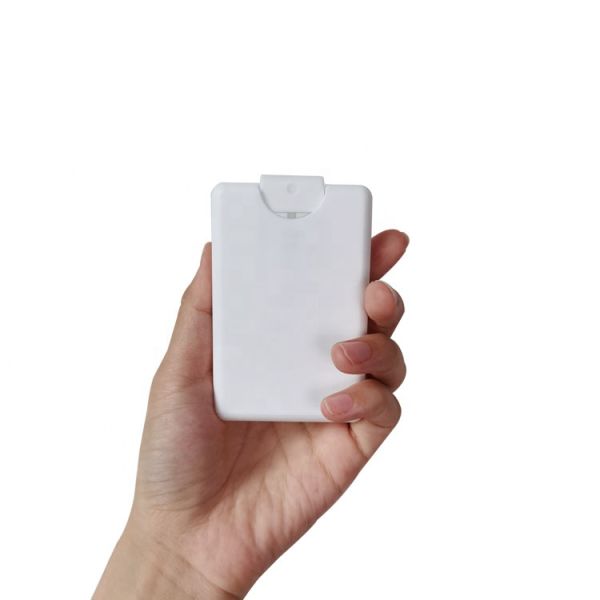 Plastic Perfume Hand Sanitizer Pocket Sprayer , K1108 Credit Card Size Spray Bottle