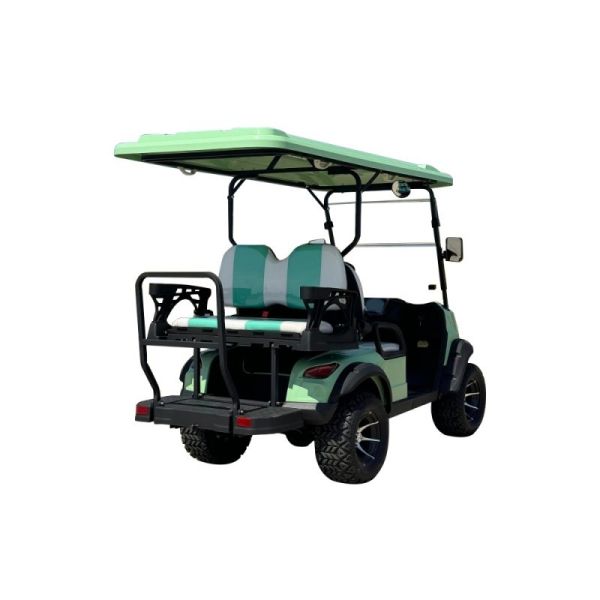 Buggy hors route 4 roues chariot de golf électrique 2 + 2 places voiture 4 passagers batterie Cusp