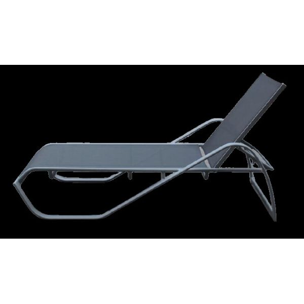 Aluminum frame sling textline fabric swimming pool side sunbed day bed sun lounger---YS5740