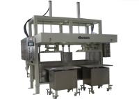 Double plat échangeant le plateau d'oeufs formant la machine, machines de moulage de pulpe