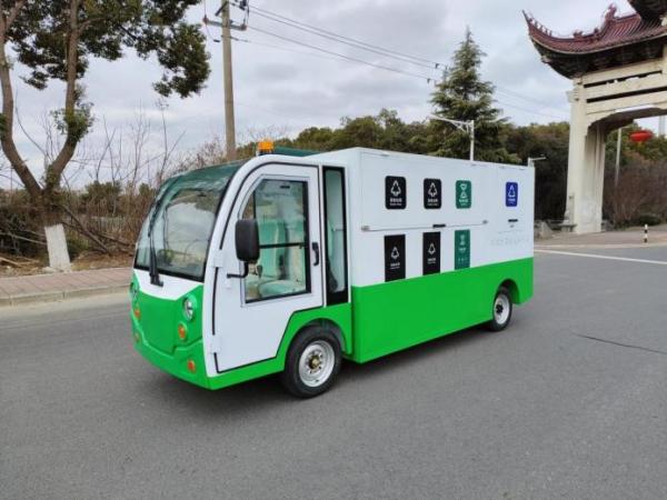 New Energy Electric Four Wheel Garbage Collection Truck Electric Sanitation Vehicle