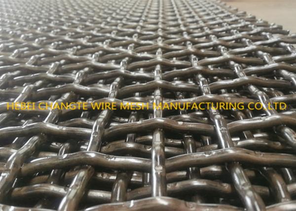 Wear Resistant 0.5mm Pre Double Crimped Wire Mesh Heavy Duty