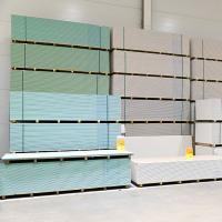 12.5mm Water Resistant Plasterboard , Moisture Proof Gypsum Board For Ceiling