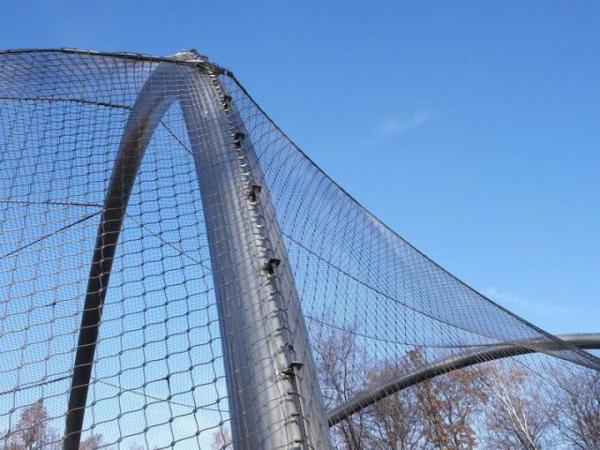 Durable Stainless Steel Cable Mesh , Flexible Wire Mesh For Balustrade Railing