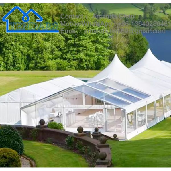 Outdoor Custom Camping Marquee Tent For Event Water Proof Aluminium Wedding Tent Event Marquee Tent