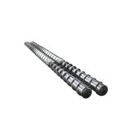 Barril gemelo cónico del tornillo Sjz80/156 con la refrigeración por aire para PVC UPV