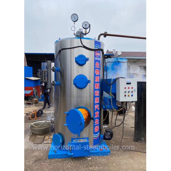 Боилер биомассы вертикальной деревянной лепешки 0,5 Т/Х небольшой для нержавеющей стали Филиппин