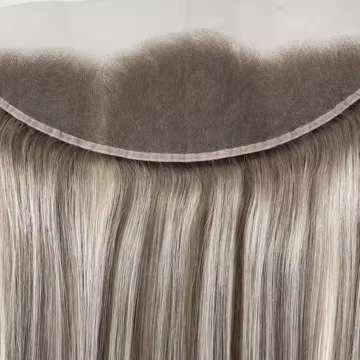 Fast Shipping Silver ,WHITE , ASHBLONE, BONDE Color 4X5 5X6 13X4 Mesh Integration System Grey Transparent HD Lace Frontal Closure