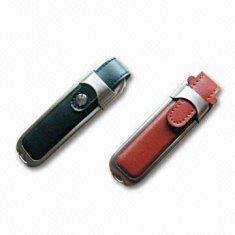 Memoria USB de cuero más caliente AT-030B