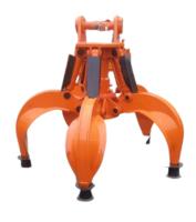 Garra mecânica da casca alaranjada de Q345B, Digger Grab Bucket For 10 Ton Escavadora
