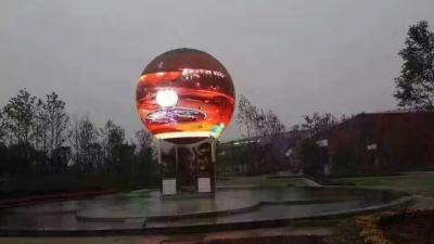 Diâmetro personalizado conduzido globo da bola curvada da exposição da propaganda P5 P6 Smd