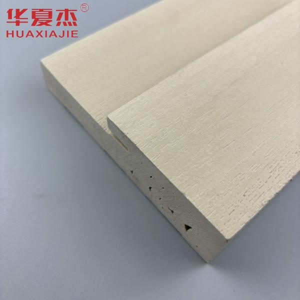4.22kg/m Cadre de porte en composite bois-plastique (WPC) Design moderne pour environnements intérieurs/extérieurs