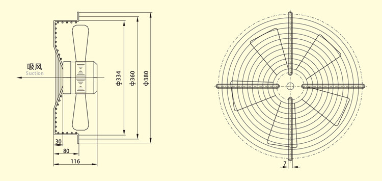наружный шум ³ /h вентилятора с осевой обтекаемостью 50Hz 1200m ротора 220v небольшой