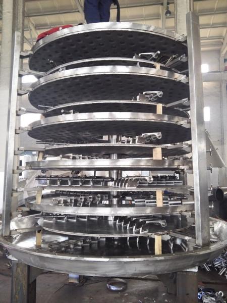 PLG Series Continuous Tray Dryer Industrial Customized For Feed / Fertilizer