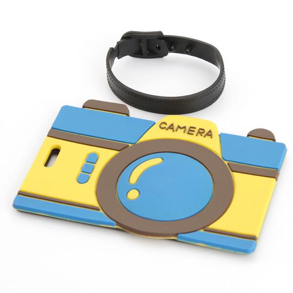 Airplane luggage tag silicone portable suitcase bag tag travel tag
