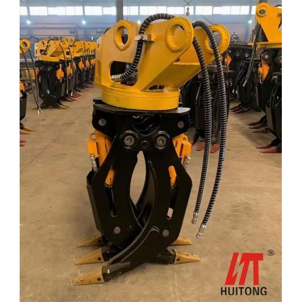 Excavator Forestry Attachment 36Ton Excavator Manual Type Farm Machine Excavator Log Grapple OEM Jaw Opening With Factory Price