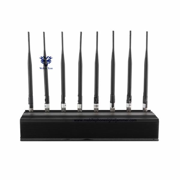 Mulit Band 8 Antennas Remote Control Jammer GPS WiFi 3G 4G 5g GSM Cell RF Car Remote Lojack