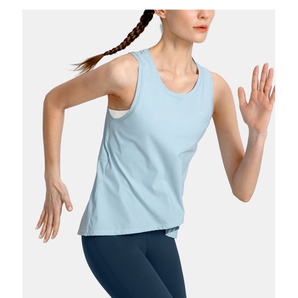 BSCI Certified Ladies Sleeveless Running Tops