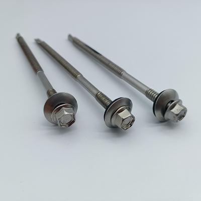 ST6.3*100 DIN7504K 304 Stainless Steel Hexagon Head With Washer for Construction
