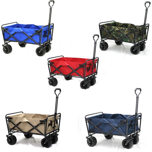 Удобный 200-фунтовый грузоподъемный складной вагон для кемпинга на открытом воздухе