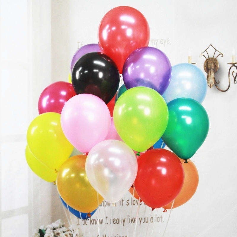 Single Gross Weight 0.005 Kg Latex Balloons in Various Colors for Celebration