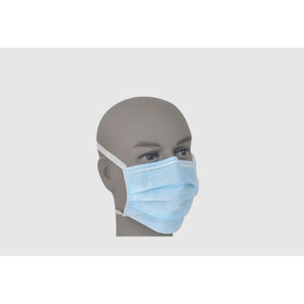 High Breathability 3 Ply Disposable Mask High Fluid And Respiratory Protection