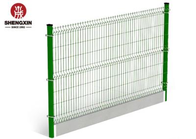 3d Curvy 5mm Wire Mesh Welded Fence V Profile Panels For Highway