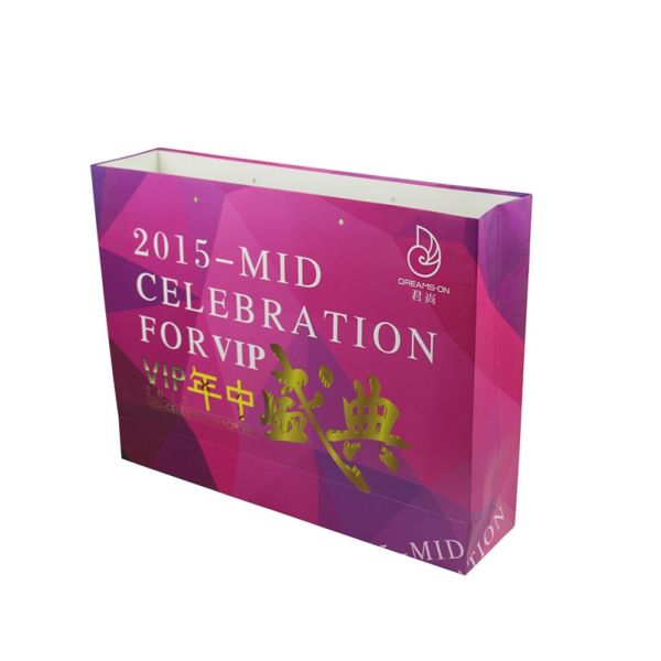 Gift Art Paper Shopping Bags For Tea Packaging Customized Logo