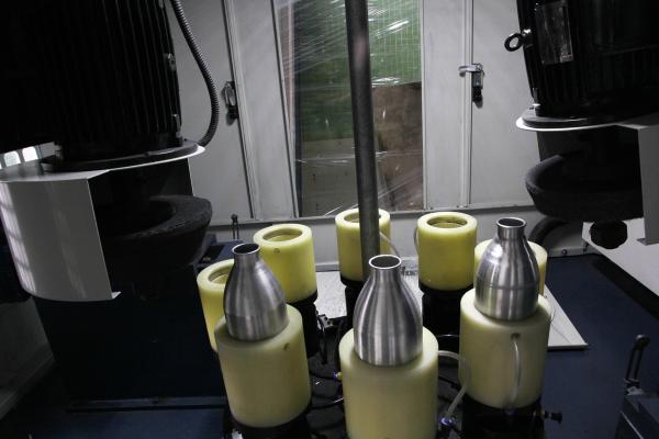 Stainless Steel Disc Automatic Polishing Machine Rotary Buffing Nylon  Polishing Mac