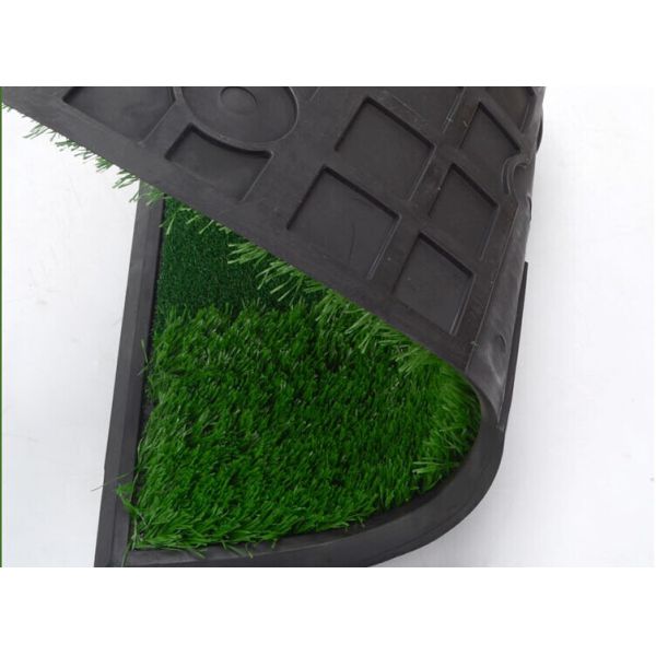 Dual grass golf swing mat chipping pad mat indoor golf practice mat pad dual-use
