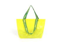 Extra Large PP Woven Shopping Bag Blue Color 65 x 58 x 32cm With Double Handles
