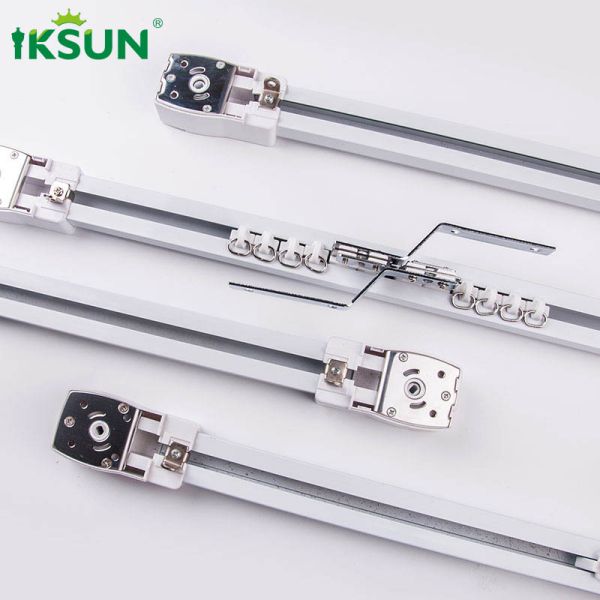 22ft Aluminium Alloy Motorized Curtain Track Electrophoresis Treatment