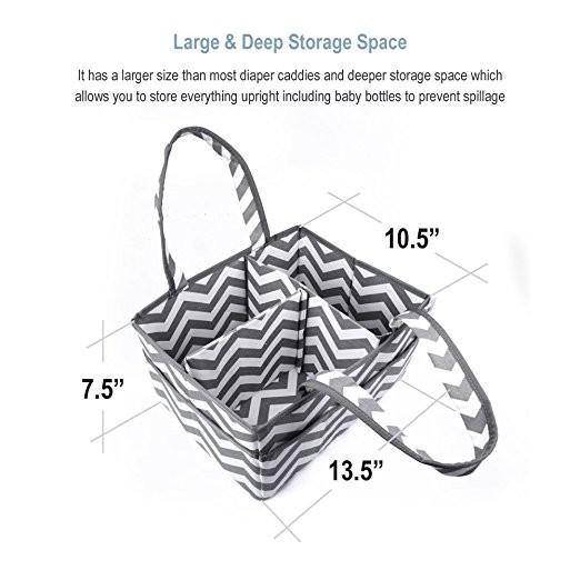 Cotton Baby Diaper Caddy Organizer For Changing Table And Family Outdoor Leisure