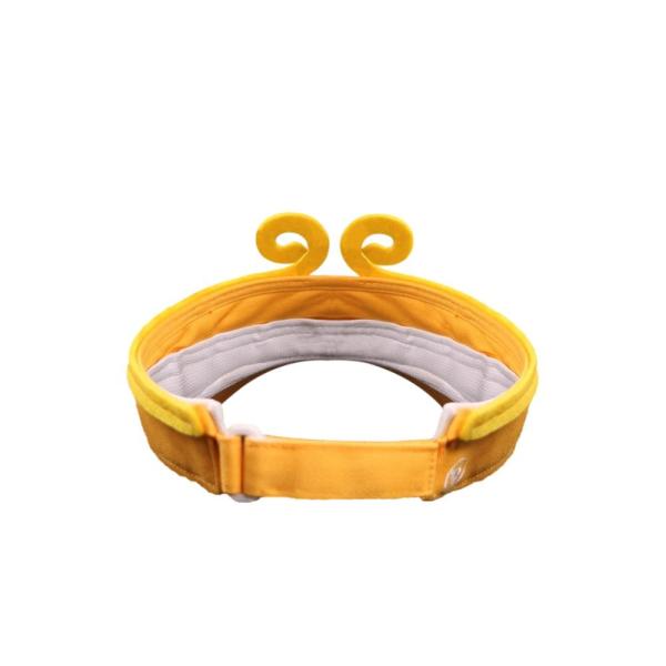Yellow Summer Kids Sun Visor Cap Colorful Monkey Animal Topee Hat For Children