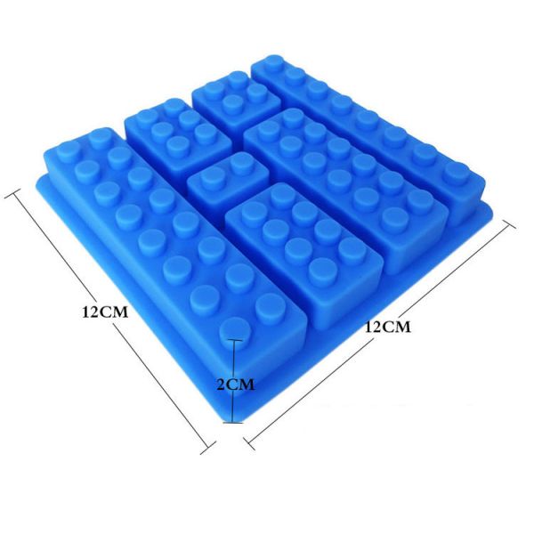 DIY Baking Tools Lego Brick Chocolate Mold Ice mold Kitchen Accessories Fondant Mold