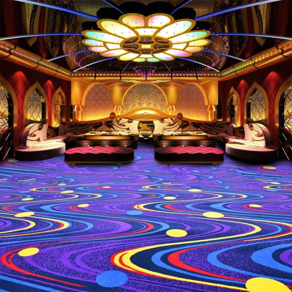 Hotel Machine Woven Classic Ballroom Carpet in Customized Colors for Luxury Hotel