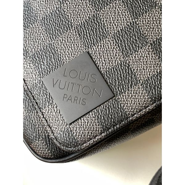 Louis Vuitton клеймил черноту графита сумки посыльного района премьер-министра Damier сумки людей