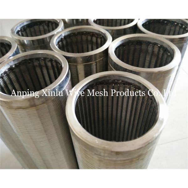 Ss 316L Johnson Vee Wire Screen Slot 20um Profile Wedge Filter