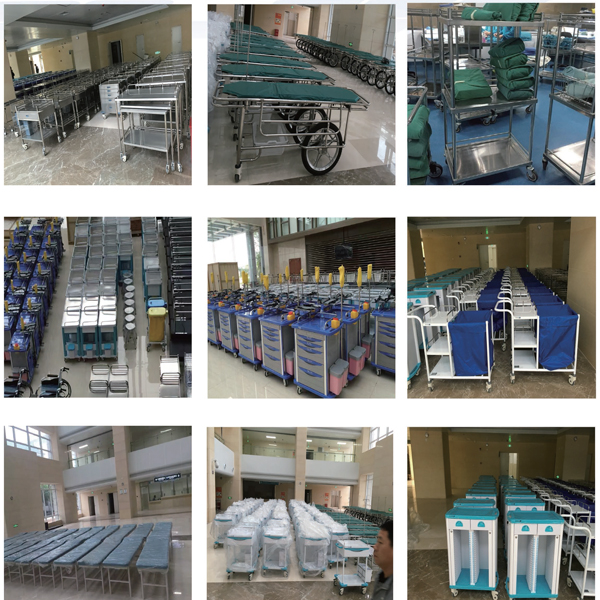 Medical Computer Cart Mobile Medical Carts On Wheels Laptop Dressing Cart (ALS-WT07)