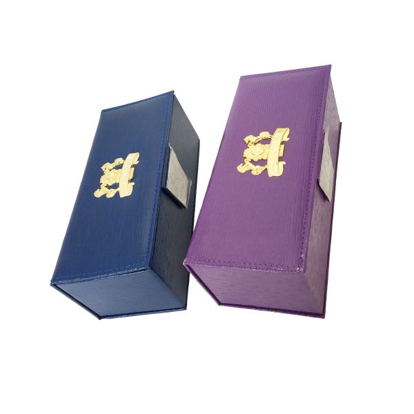 Recyclable Luxury Gift Boxes High End Blue Rigid Cardboard Packaging Boxes
