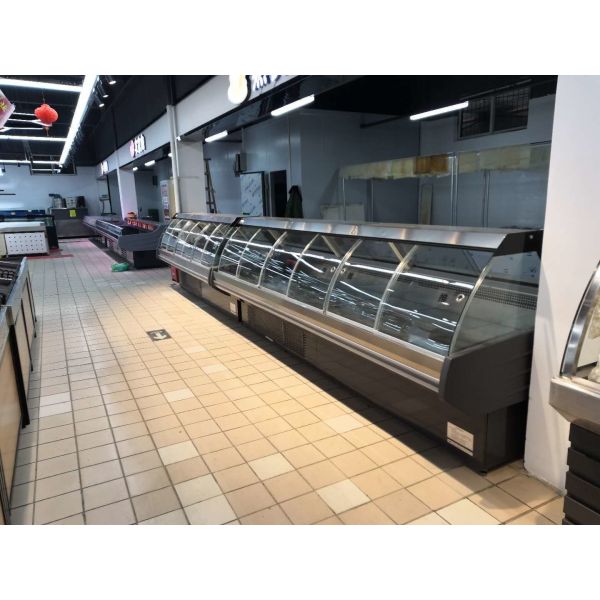 Antiwear 580W Hot Food Display Cases , Soundless Commercial Deli Refrigerator