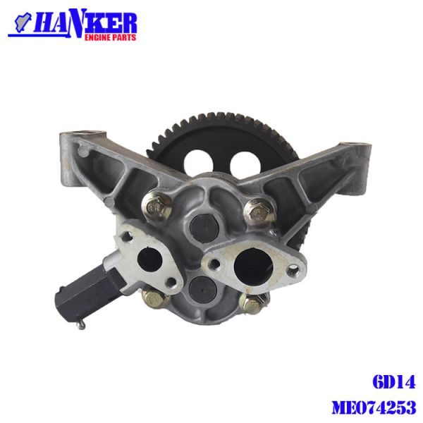 6D16 FUSO Engine Auto Oil Pump For Mitsubishi ME074253 With 59 Teeth