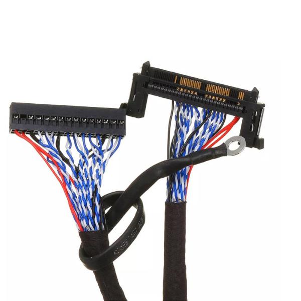 JAE FI-RE51HL DuPont LCD LVDS Cable 51 Pin For 2CH 10 - Bit  LCD Panel