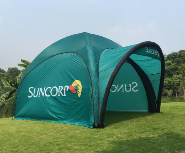Zipper Tarpaulin Inflatable Advertising Tent 0.3mm TPU Structure Pvc Storage Bag Outside