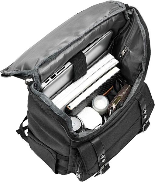 Sac de voyage personnalisé grand noir avec port de recharge USB pour femmes et hommes
