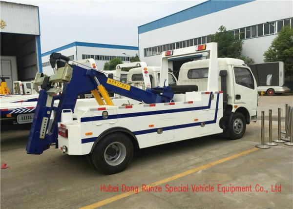 DFAC 4x2 5 Ton Light Duty Integrated Recovery Tow Truck Wrecker Euro III Emission