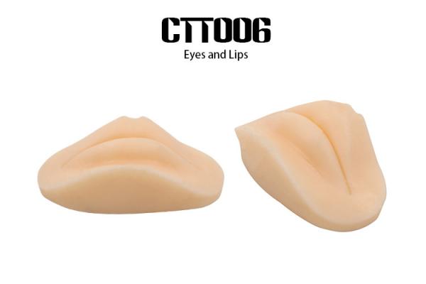 Silicone Rubber Eyes Permanent Makeup Practice Skin Lips For Beginner