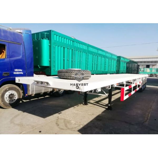 50 Ton Flatbed Heavy Duty Semi Trailer 40ft Container for Sale in Guinea